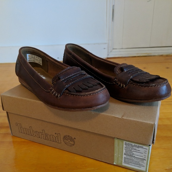 Timberland leather earthkeeper caska kiltie loafer - Picture 2 of 6